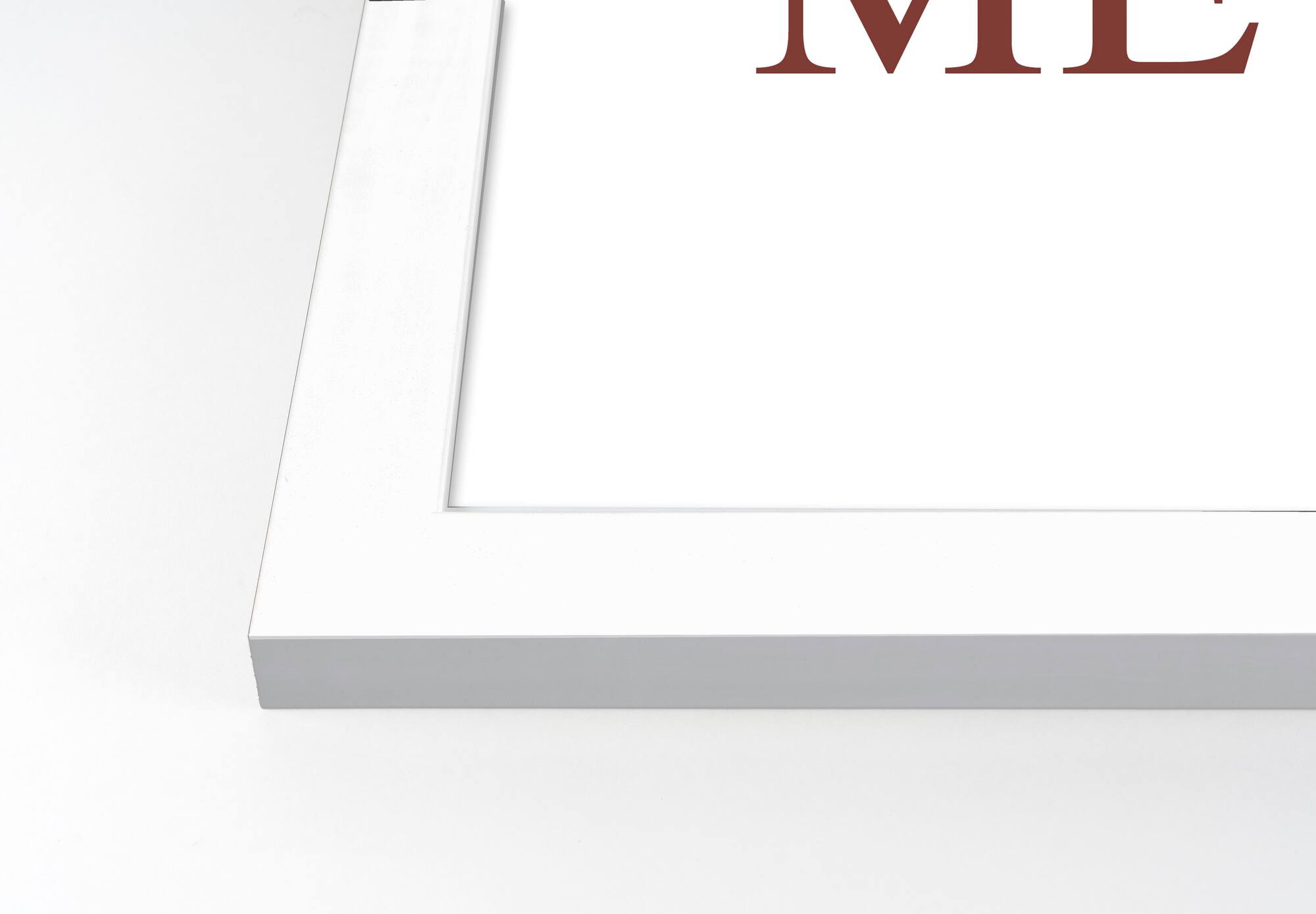 Welcome Home Leaf White Framed Print Wall Art